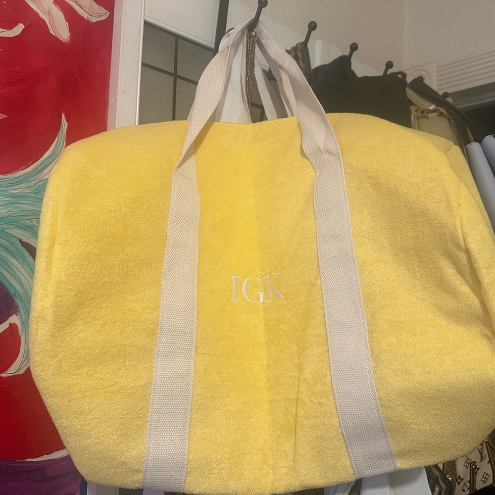 Rare Yellow IGK Tote Bag